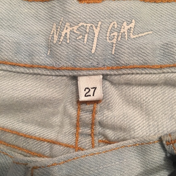 Nasty Gal Boyfriend Distressed Denim Jeans - Picture 7 of 8
